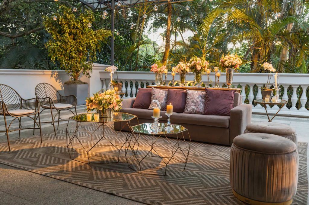 Garten Lounge Set als gemütlicher Treffpunkt im Freien